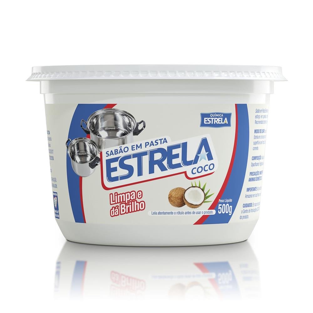 Sabao Em Pasta Estrela Coco 12X500 g