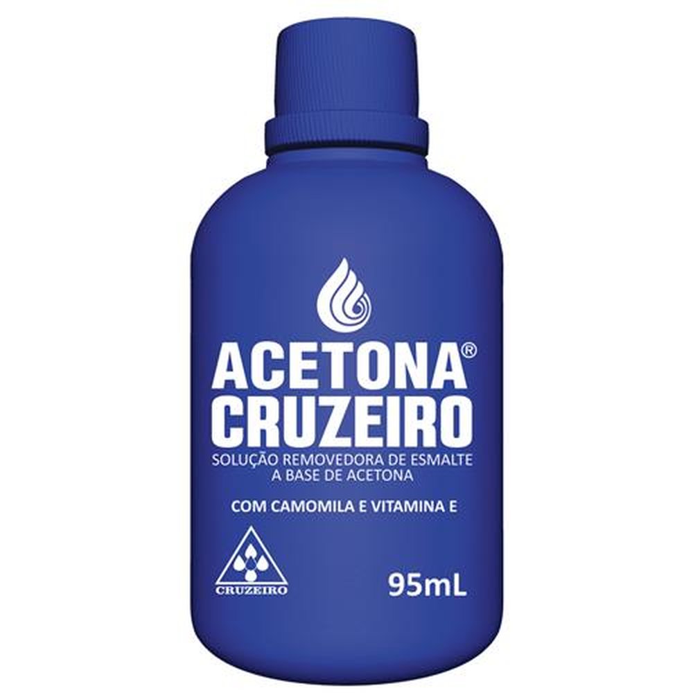Acetona Cruzeiro 95ml Caixa com 12 Unidades
