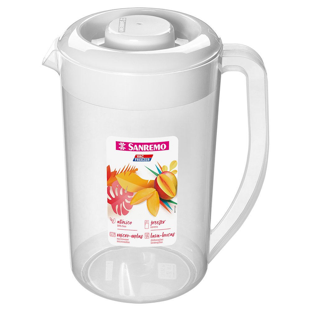 Jarra Plastica 3,8L C/Tampa Sanremo