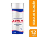 Algodão Apolo Disco 35g Embalagem com 12 Unidades