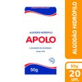 Algodão Apolo Rolo Hidrófilo 50g 20Un