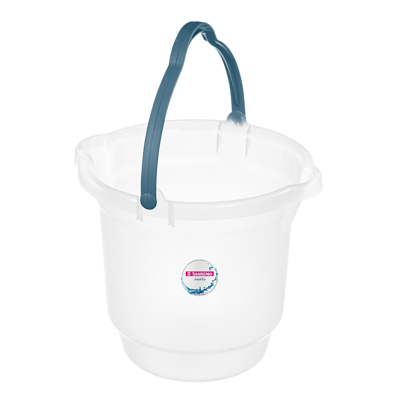 Balde Plastico Transparente 15L Sanremo Referencia 250.