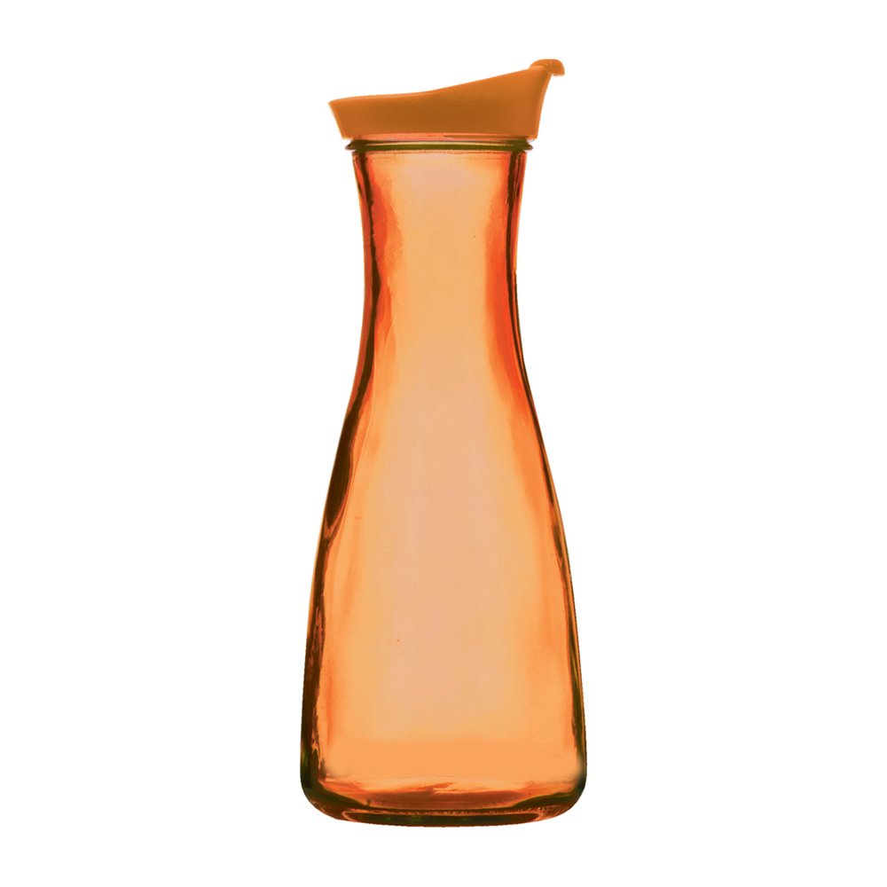 Garrafa Vidro 1L com Tampa Plástica Style Color Yazi