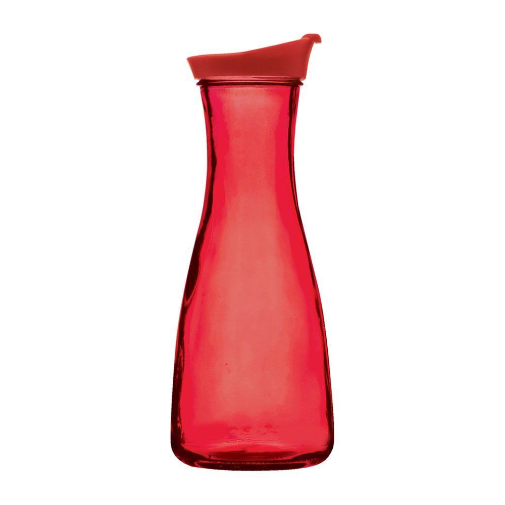 Garrafa Vidro 1L com Tampa Plástica Style Color Yazi