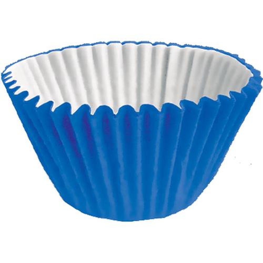 Forminha Papel N 5 Azul - Embalagem com 100 unidades.