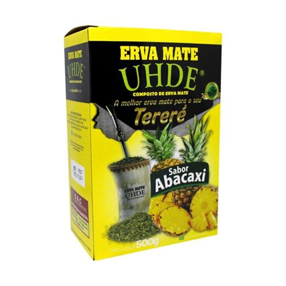 Uhde Erva Mate Terere 500Gramas Sabor Abacaxi