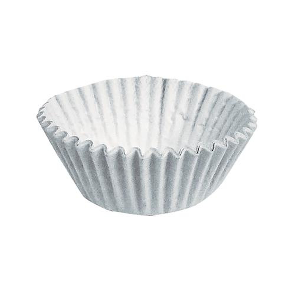 Forminha Papel N 1 Branca - Embalagem com 100 unidades.