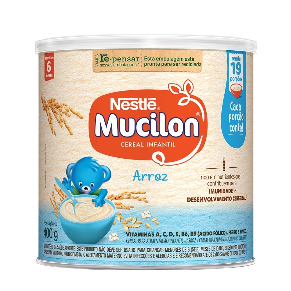 Cereal Infantil Mucilon Arroz 400g