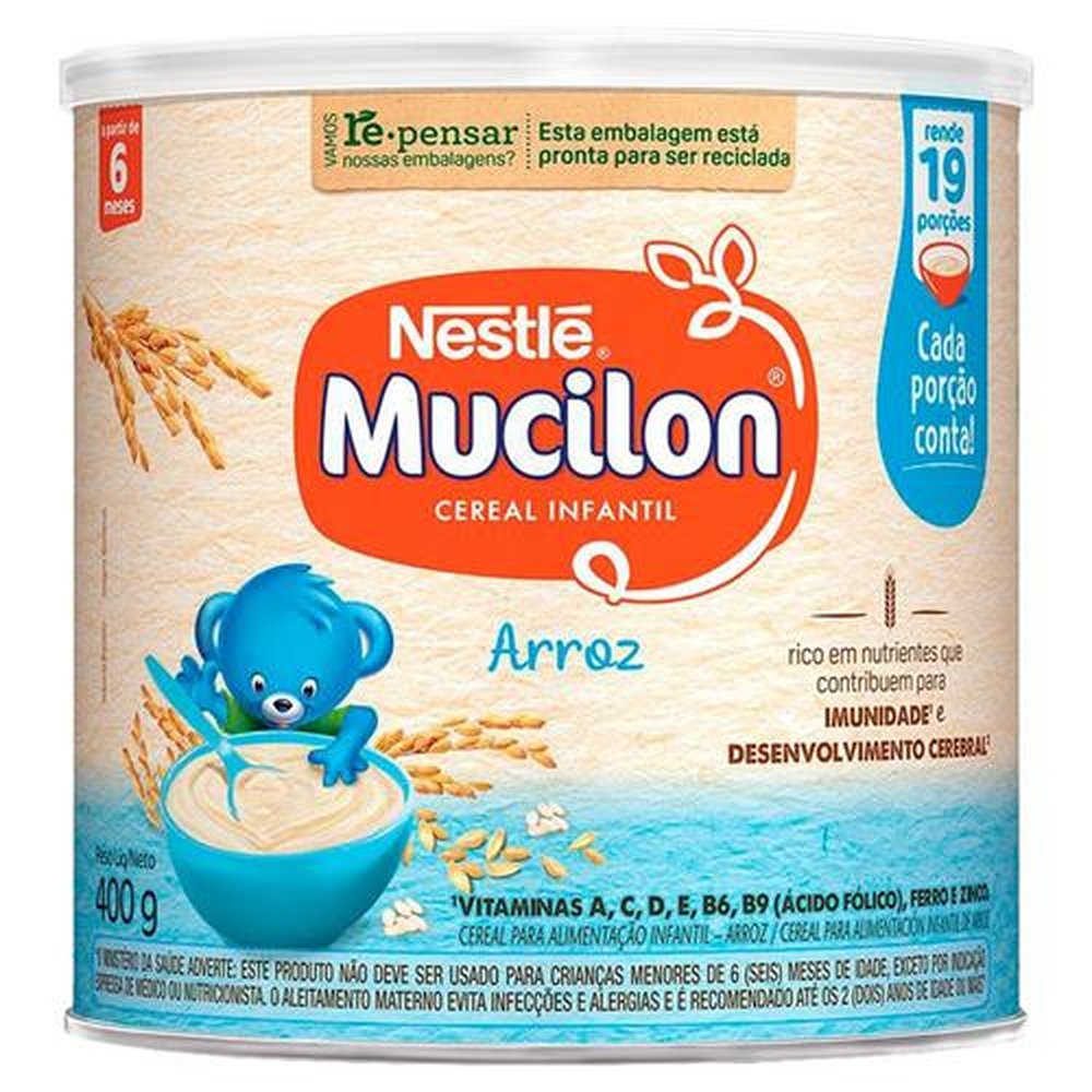 Cereal Infantil Mucilon Arroz 400g
