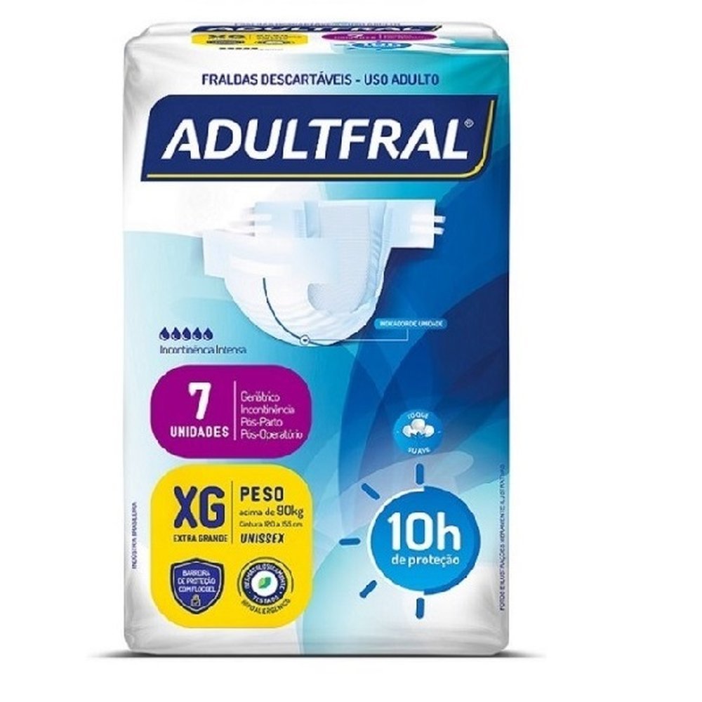 Fralda Geriatrica Adulta Panda XG Com 7