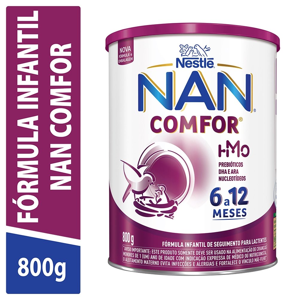Fórmula Infantil Nan Comfor 2 800g