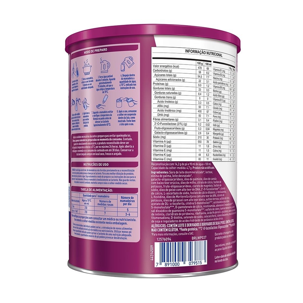 Fórmula Infantil Nan Comfor 2 800g