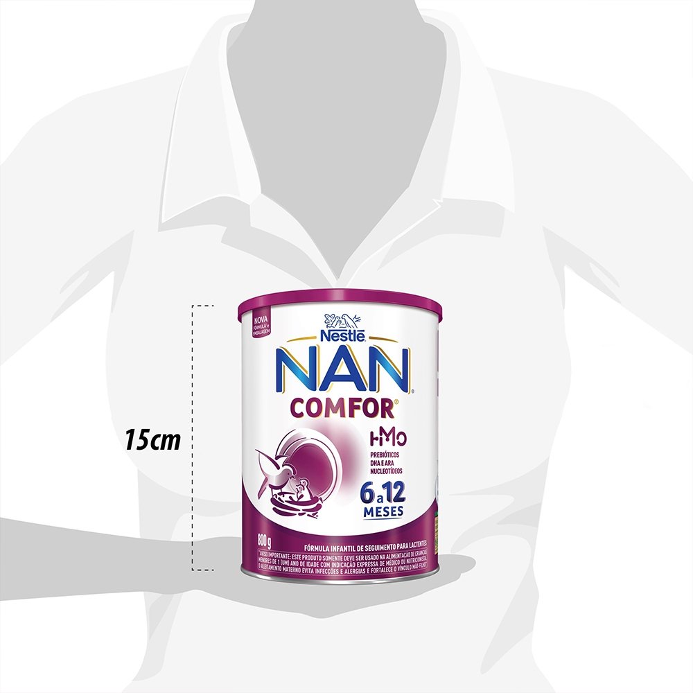 Fórmula Infantil Nan Comfor 2 800g
