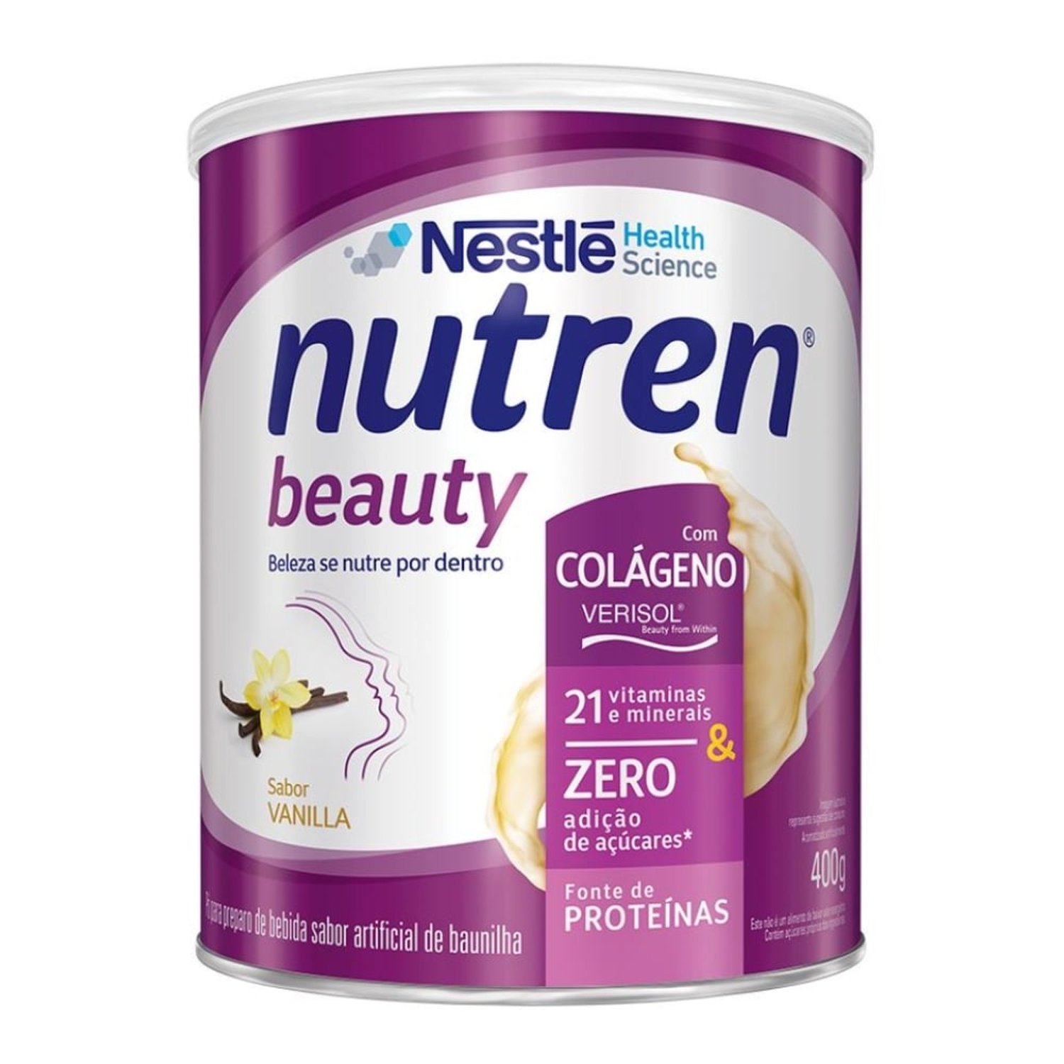 Complemento Alimentar Nutren Beauty Vanilla 400g