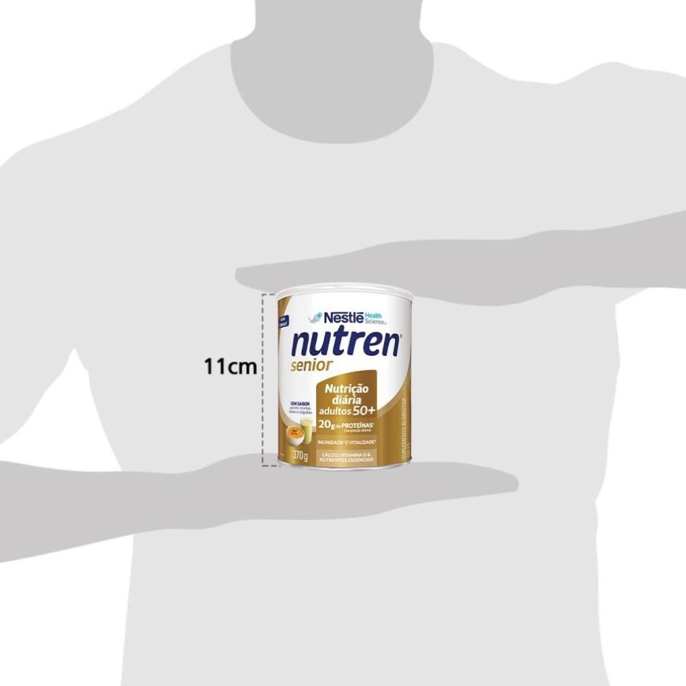 Complemento Alimentar Nutren Senior Sem Sabor 370g