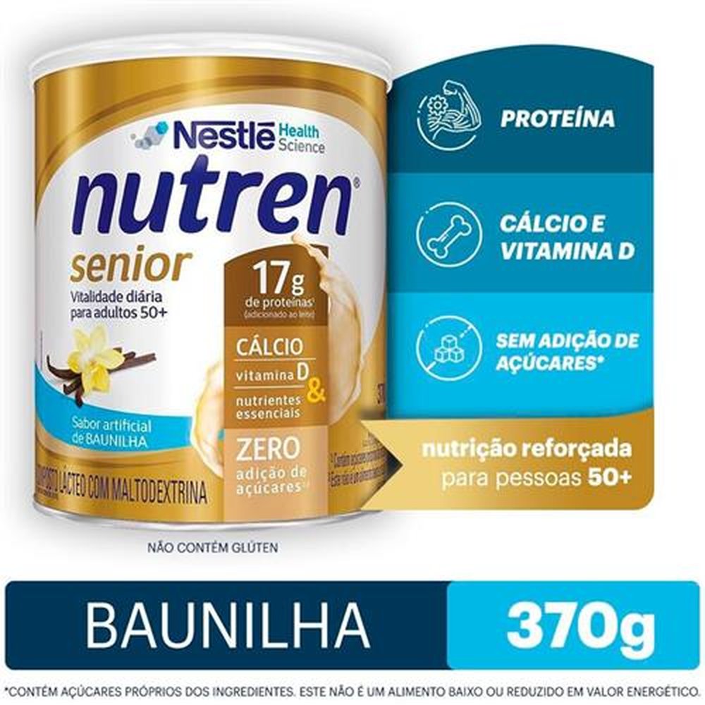 Complemento Alimentar Nutren Senior Baunilha 370g