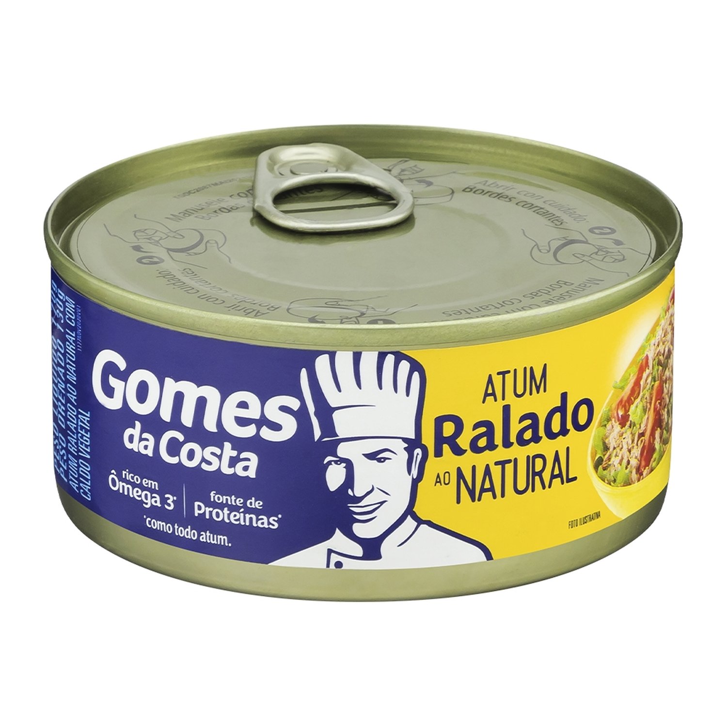 Atum Ralado Gomes da Costa Natural 170g