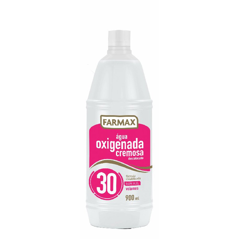 Agua Oxigenada Cremosa Farmax 30 Volumes 900Ml