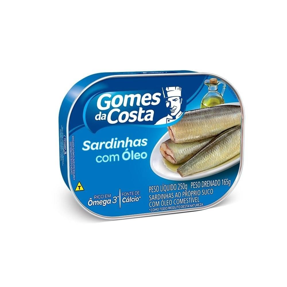 Sardinha Gomes da Costa Óleo 250g