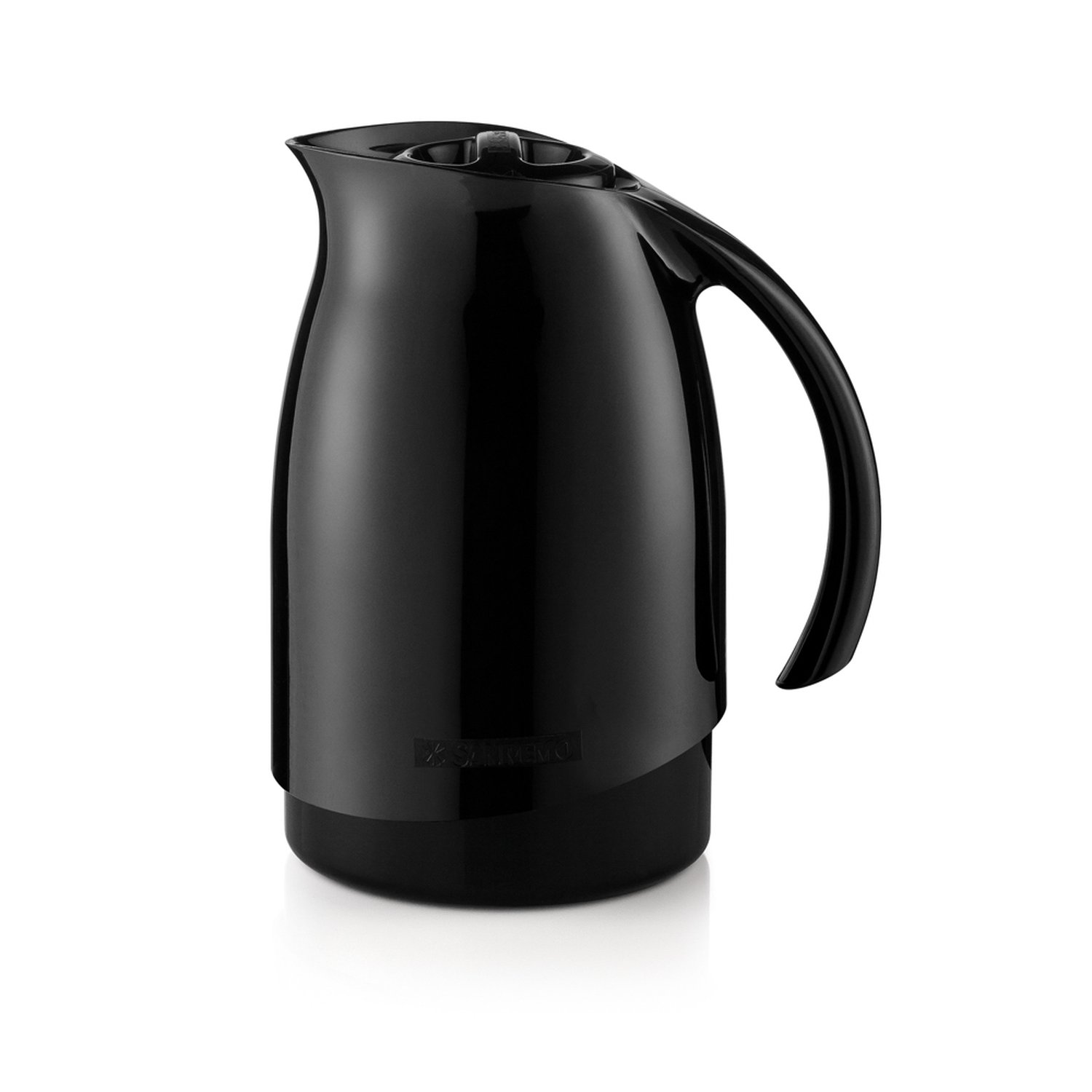 Bule Termico Plastico Cuidar 700Ml Preto