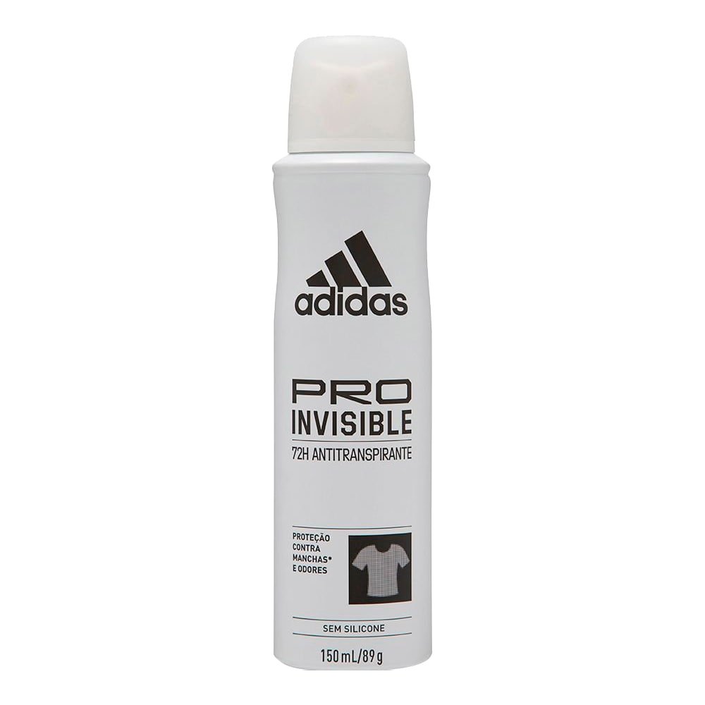 Desodorante Adidas Aerossol Feminino Invisible 150ml