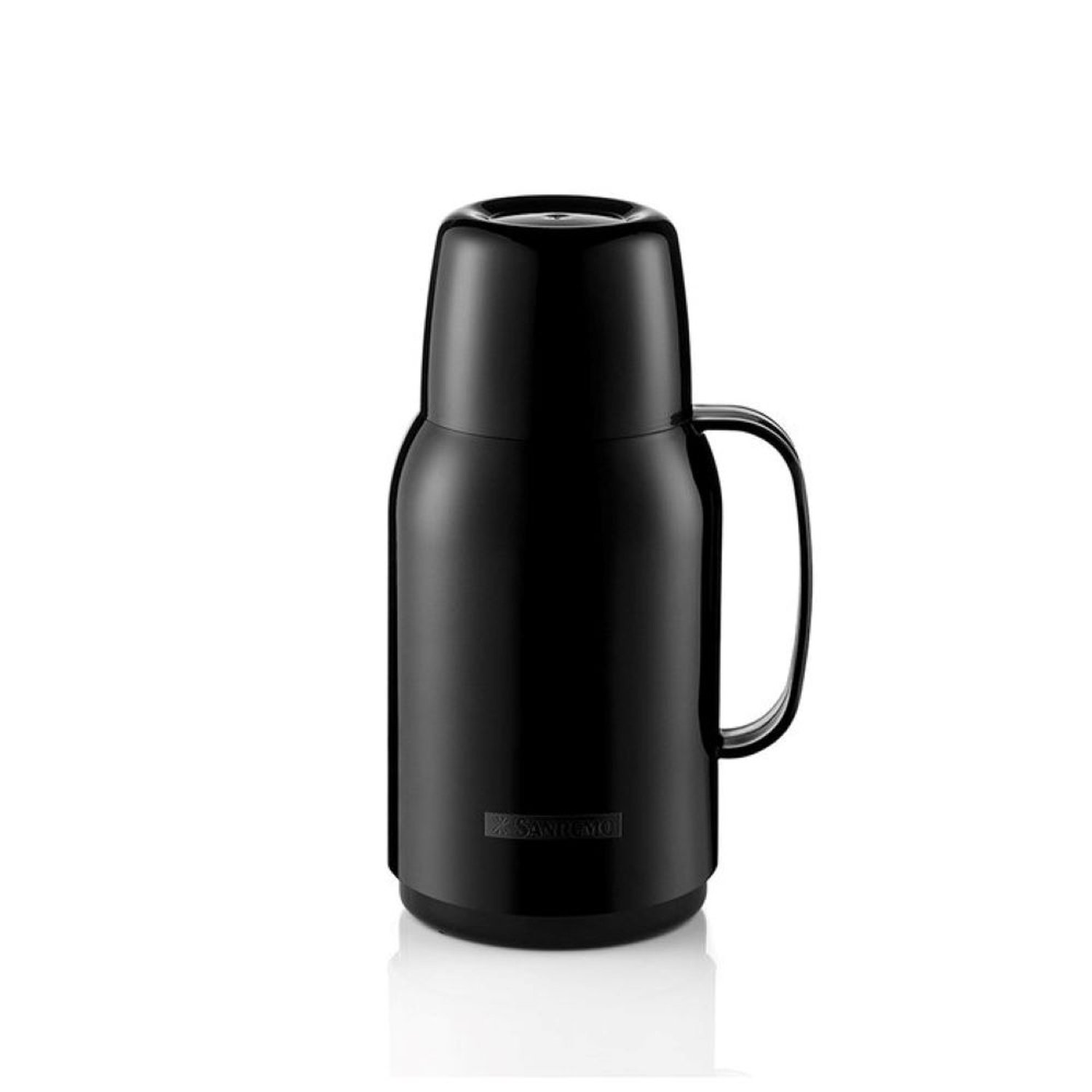 Garrafa Termica Plastico Gostar 750Ml Preta