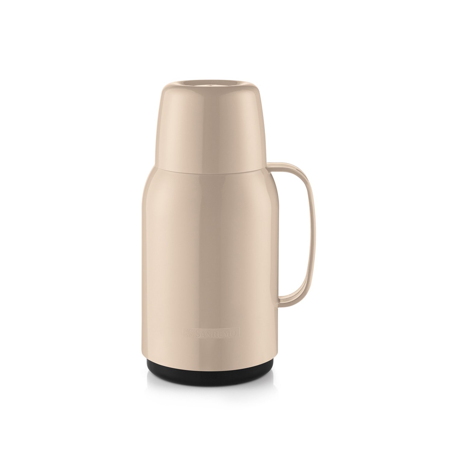 Garrafa Termica Plastico Gostar 750Ml Bege