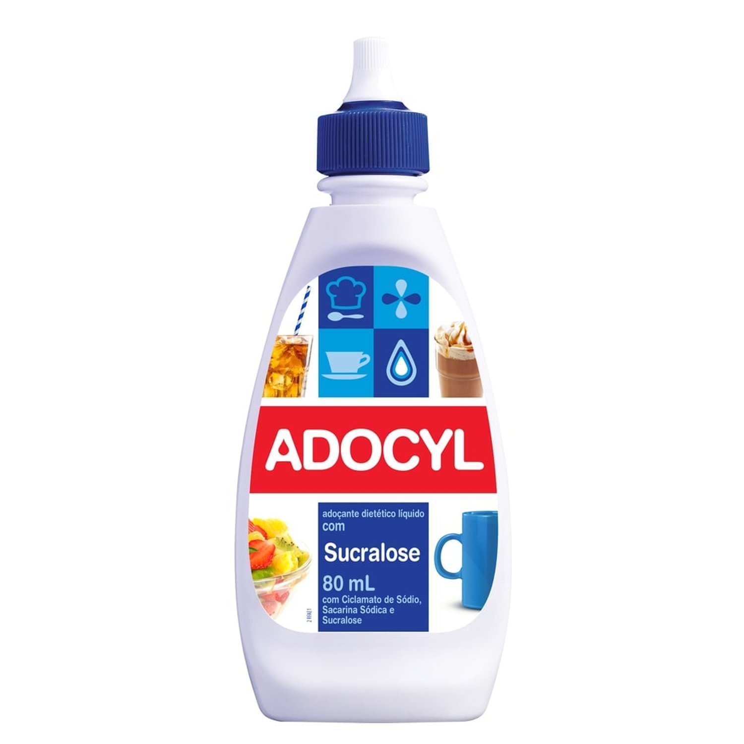 Adoçante Adocyl Sucralose Líquido 80ml