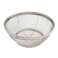 Escorredor De Aço Inoxidável Multiuso 24Cm Com Malha De Aço Côncava Mimo Style