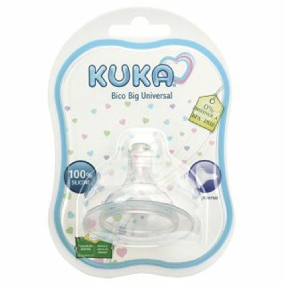 Bico Mamadeira Kuka Big Universal Silicone 5005