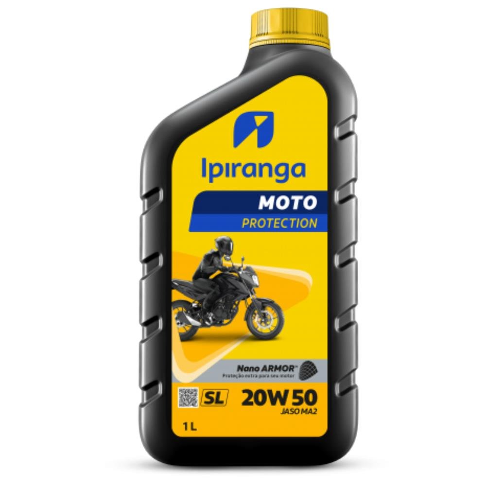 Oleo Lubrificante Ipiranga Moto Protection 4T 20W50sl - 1 Litro
