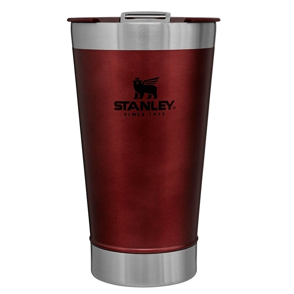 Copo Stanley de Cerveja, Térmico Hammertone Crimson com Tampa 473ml