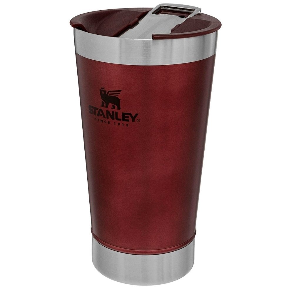 Copo Stanley de Cerveja, Térmico Hammertone Crimson com Tampa 473ml