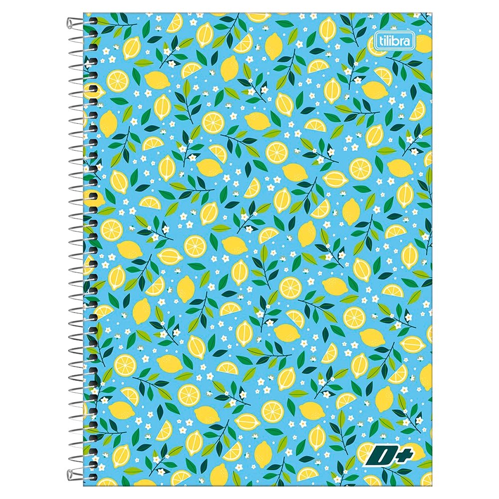 Caderno Espiral Tilibra Universitário Capa Dura Mais+ 20 Matérias 400 Folhas - Embalagem com 2 Unidades (Sortidos)