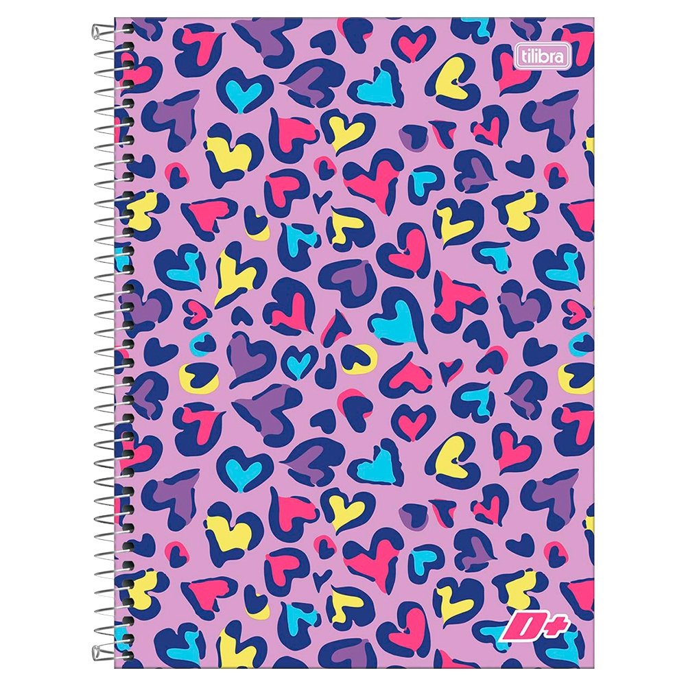 Caderno Espiral Tilibra Universitário Capa Dura Mais+ 20 Matérias 400 Folhas - Embalagem com 2 Unidades (Sortidos)