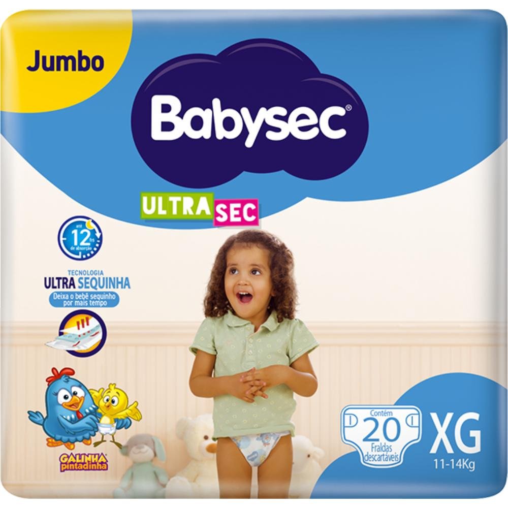 Fralda Babysec Jumbo Xg