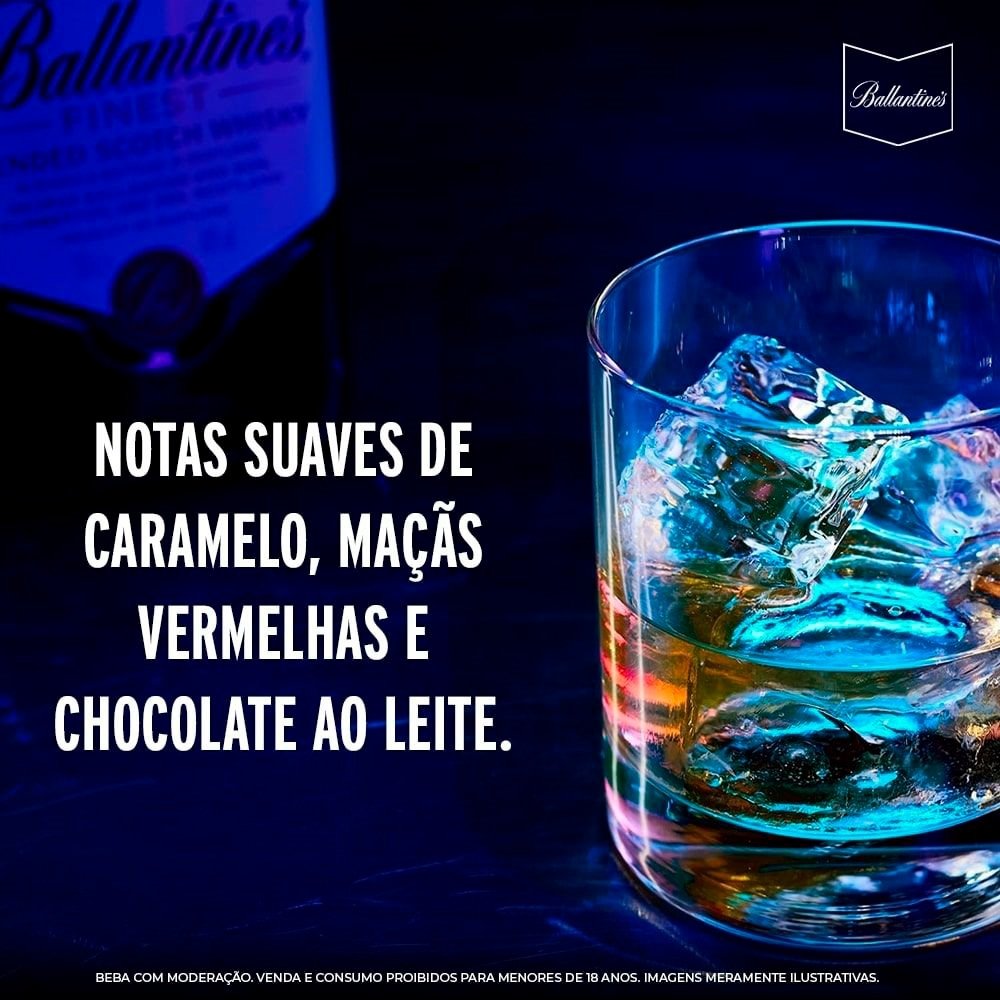 Whisky Ballantine's Finest Blended Escocês 1 Litro
