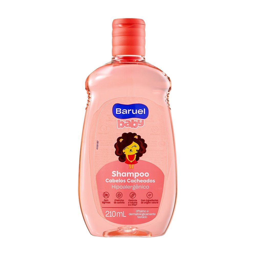 Shampoo Baruel Baby Cabelos Cacheados 210ml