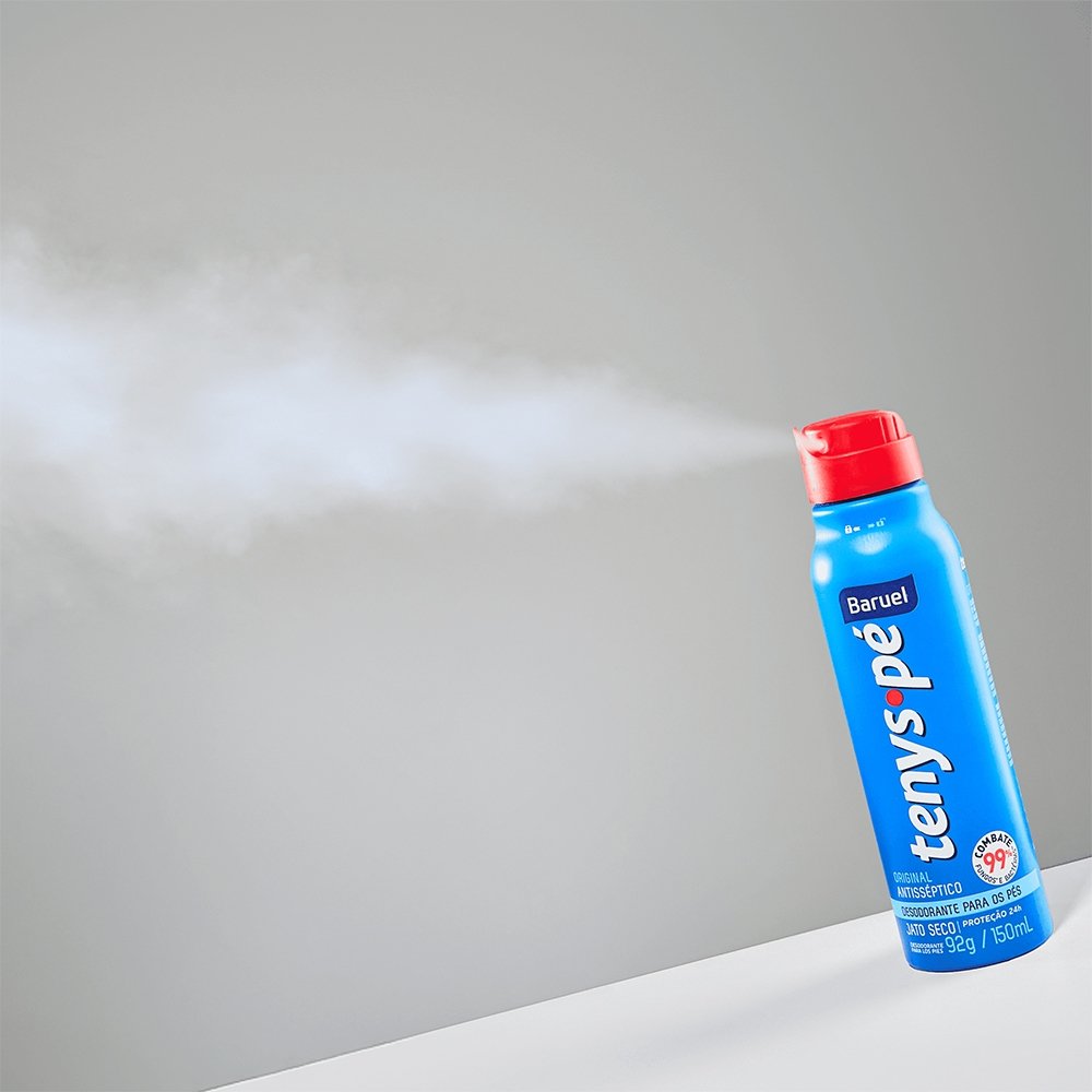 Desodorante para os Pés Tenys Pé Baruel Jato Seco Original 92g
