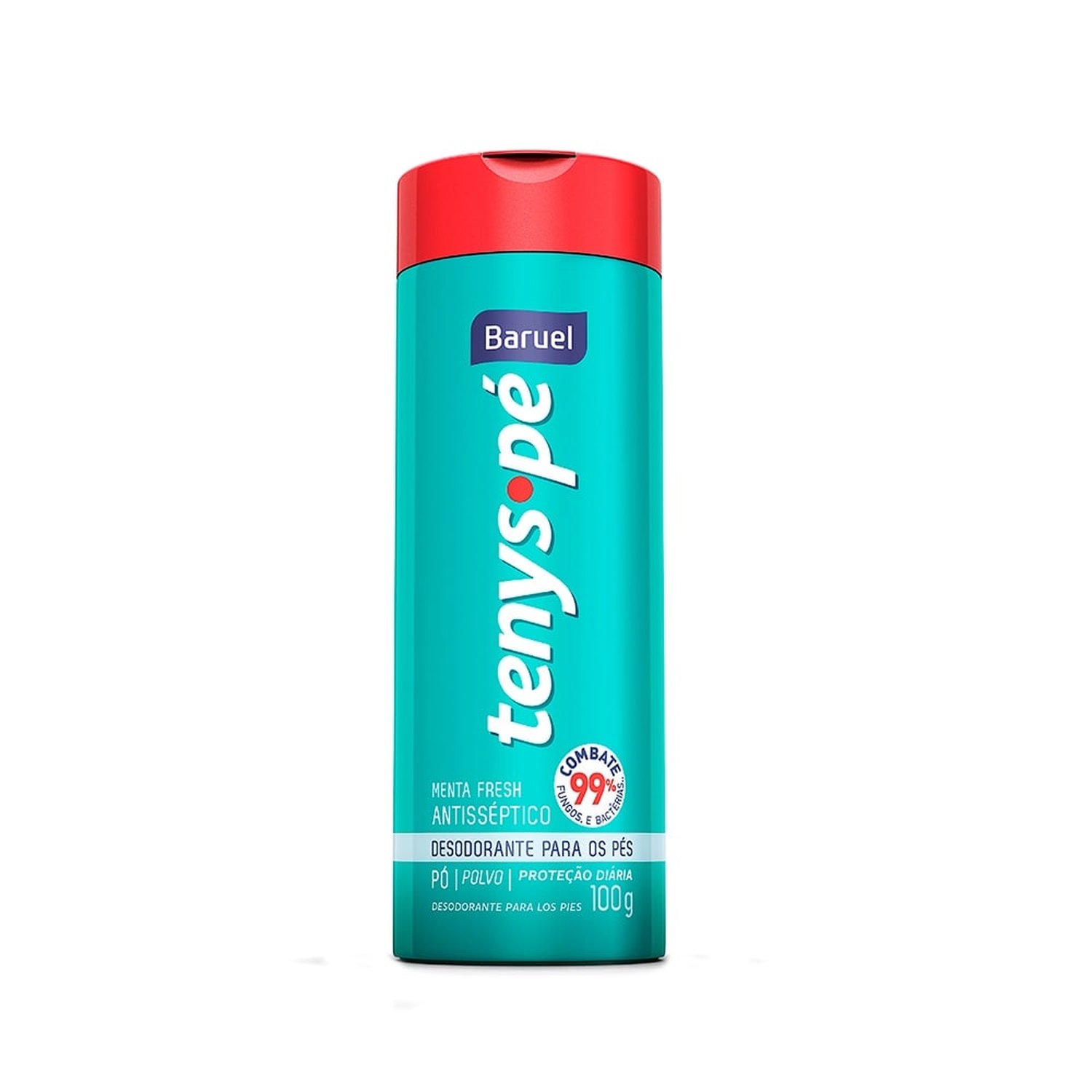 Desodorante para Pés Tenys Pé Baruel Pó Menta Fresh 100g