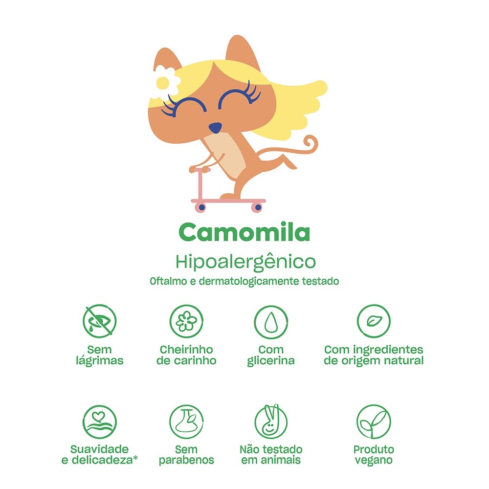 Shampoo Baruel Baby Camomila N 210ml
