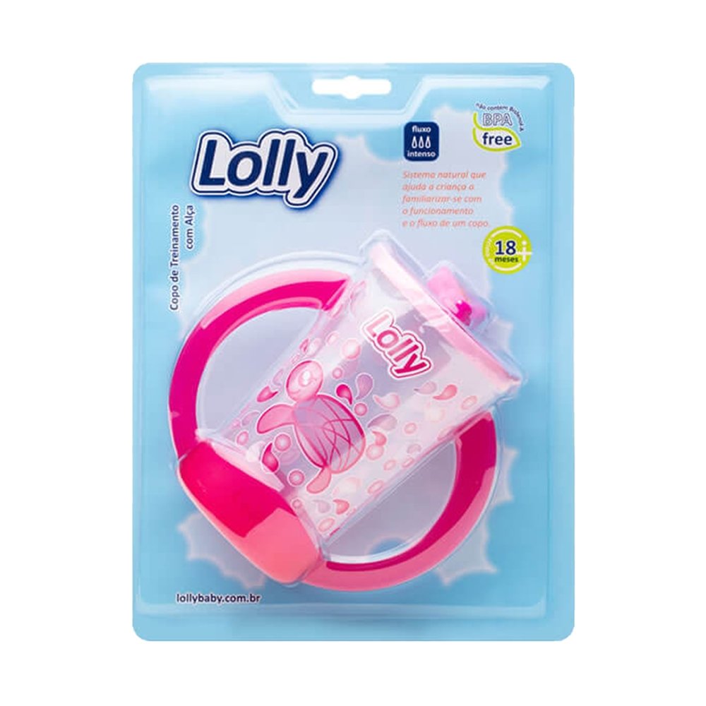 Copo Oceano Com Alca 350ml Rosa Bl 7106