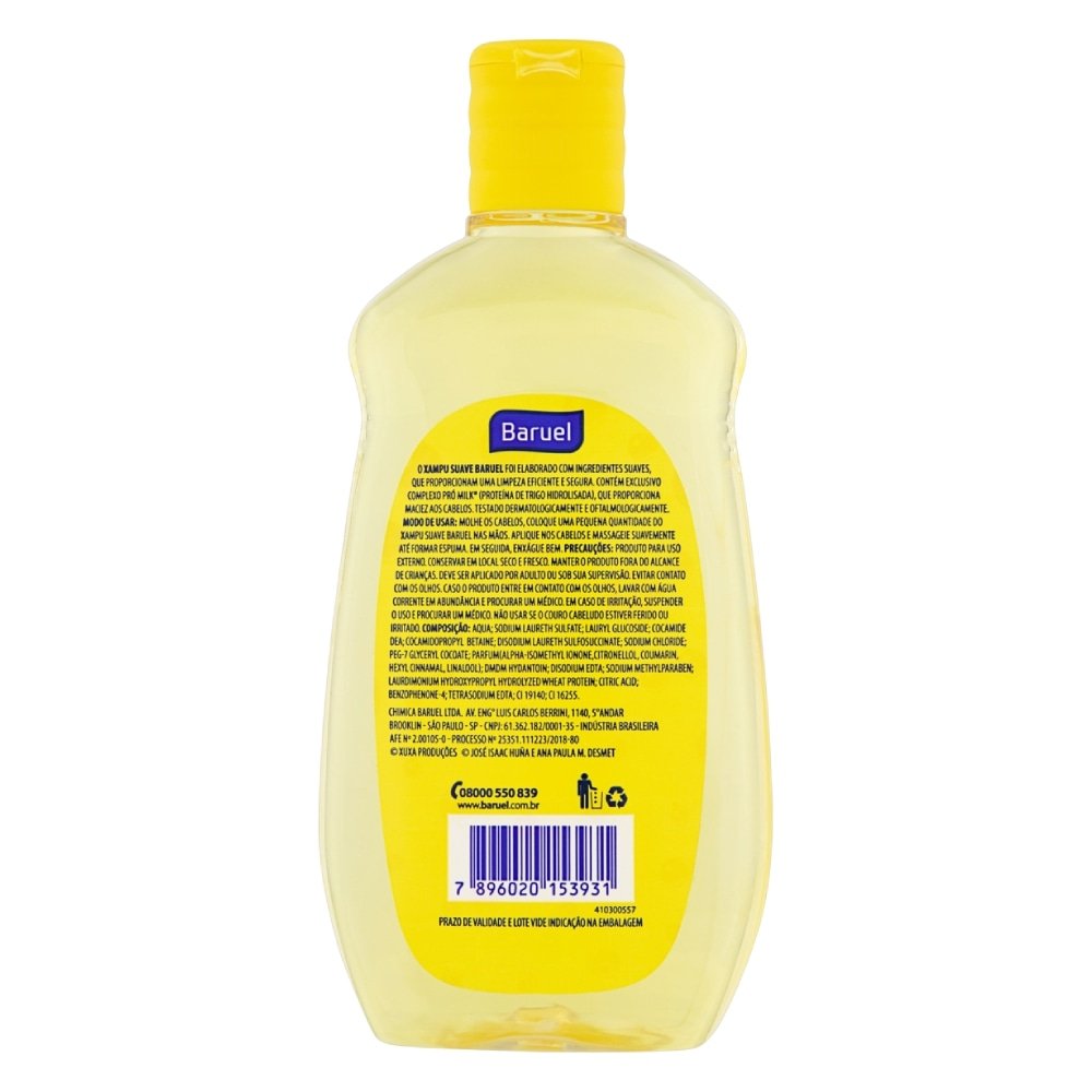 Shampoo Baruel Turma Xuxinha Suave 210ml