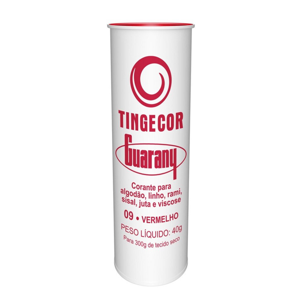 Tingecor Guarany Vermelho 9 40g - Embalagem com 6 Unidades