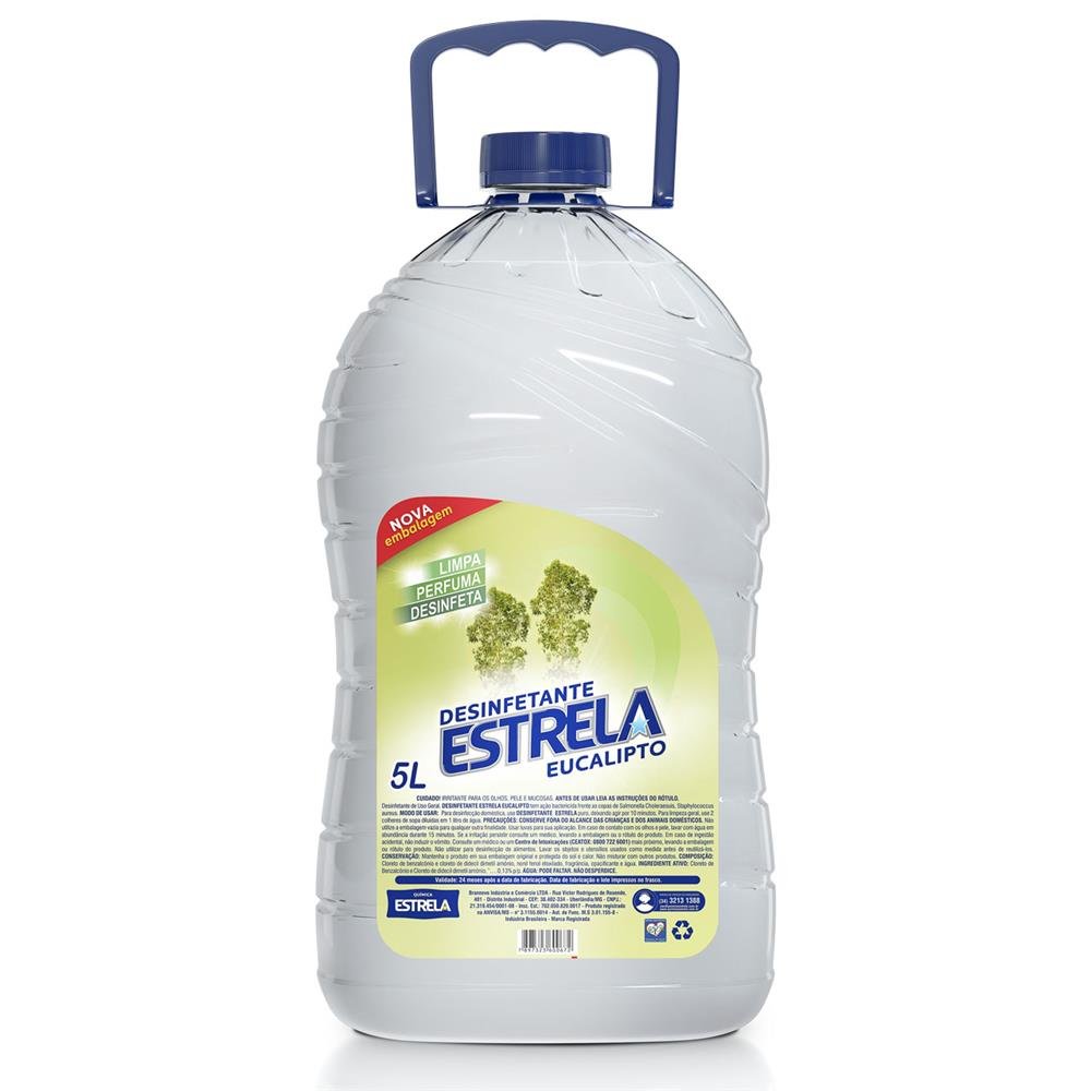 Desinfetante Estrela Eucalipto 3X5 l