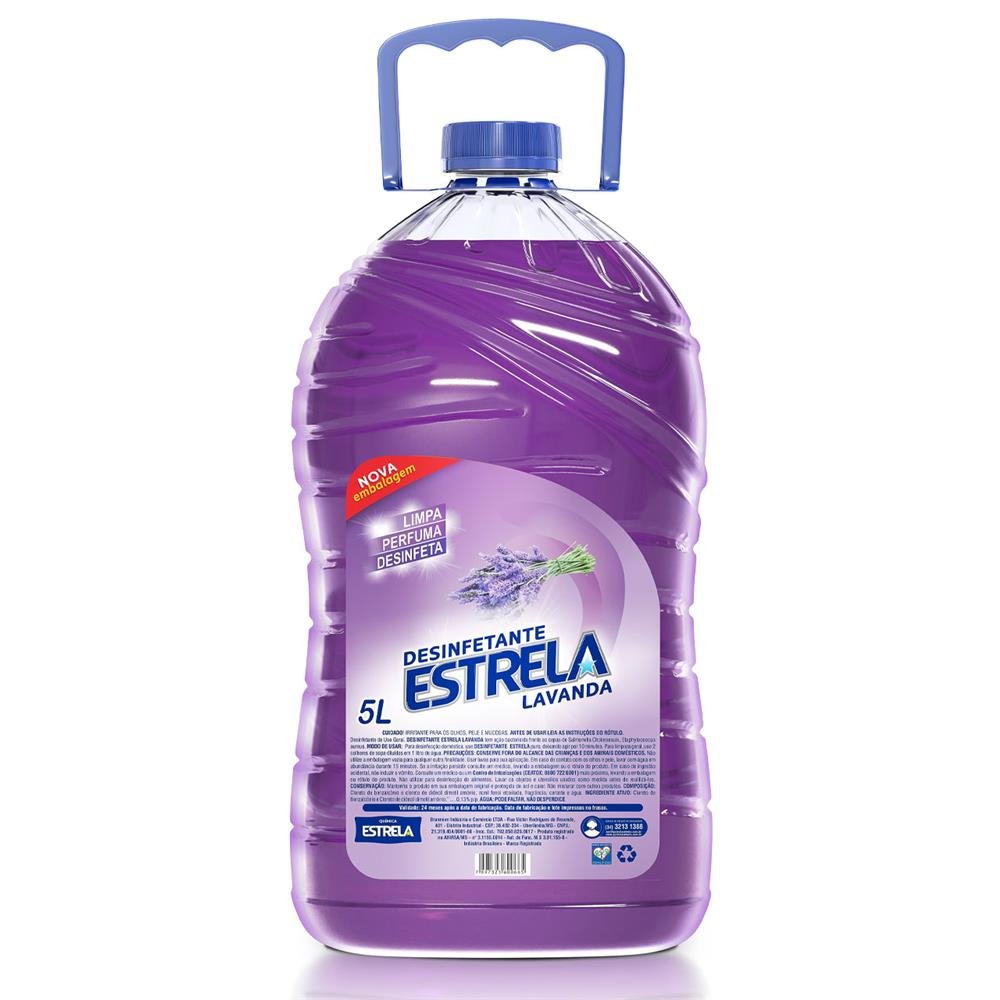 Desinfetante Estrela Lavanda 3X5 l