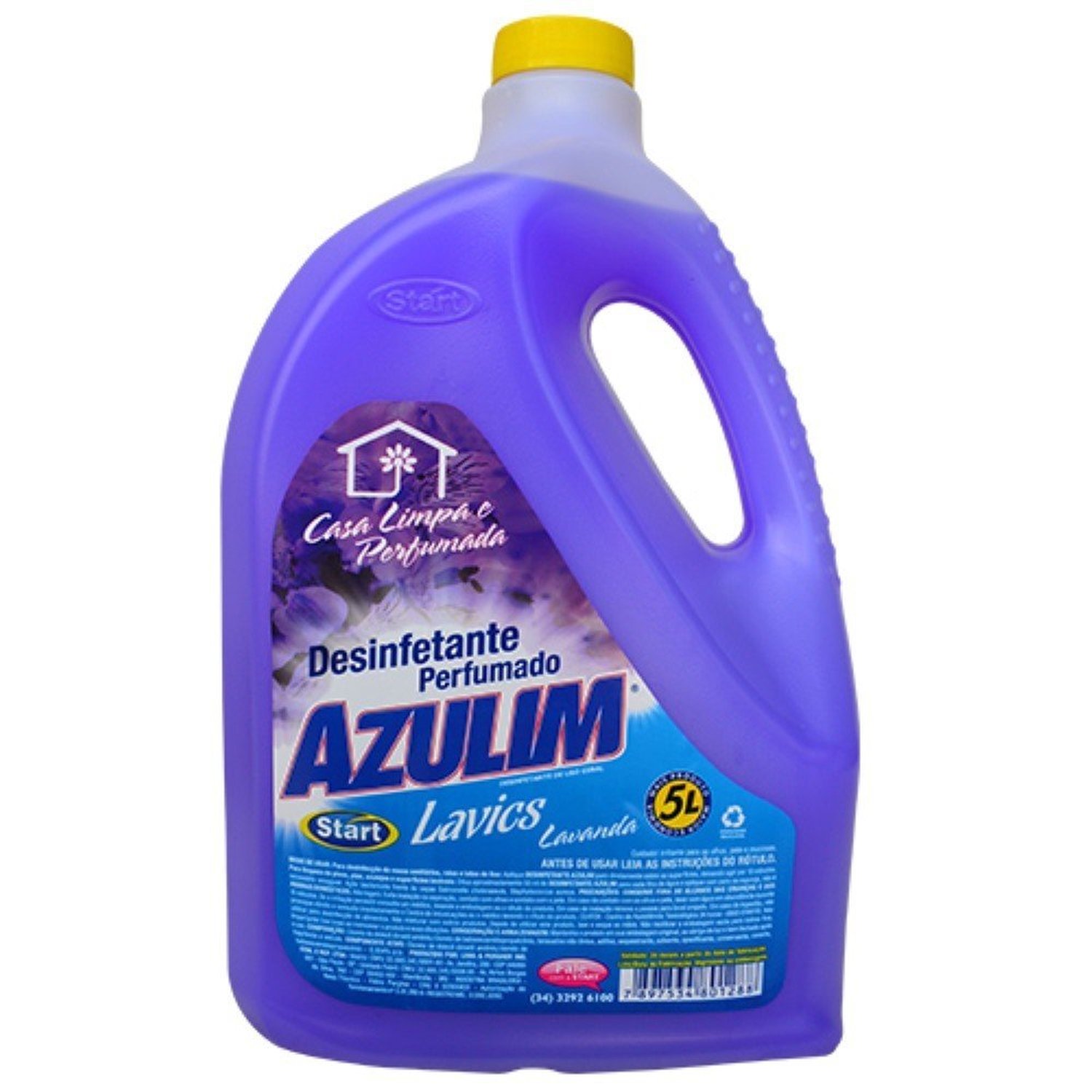 Desinfetante Azulim Lavics Lavanda 4X5l