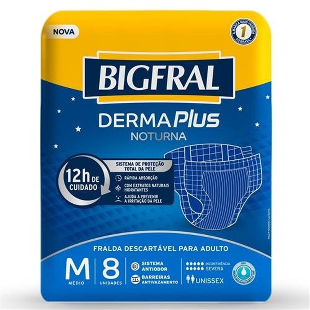 Bigfral Derma Plus Noturna M 8X8 Unidades-Unidade/1