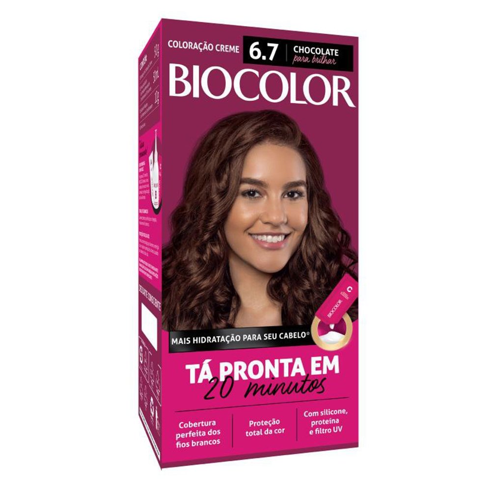 Tinta de Cabelo Biocolor Mini kit 6.7 Chocolate