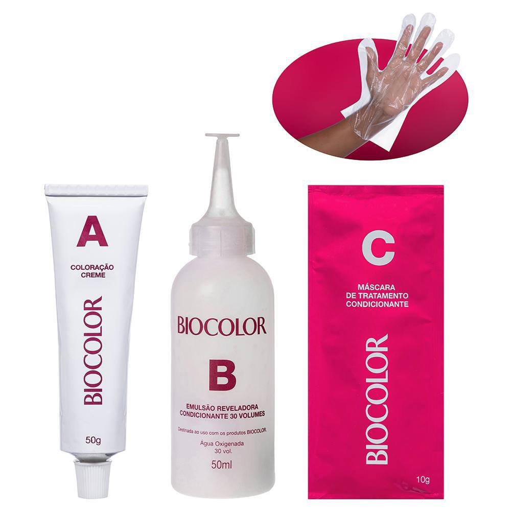 Tinta de Cabelo Biocolor Mini kit 6.7 Chocolate